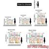 2pcs   2D FLAT PRINTING Curtains (Without Rod) BirthdayBunnies Fashionable Modern Curtains Fabric Curtains Holiday Use for