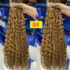 100% Human Hair Deep Wave Bulk For Braiding Unprocessed Remy No Weft Curly Extensions 50g 100g