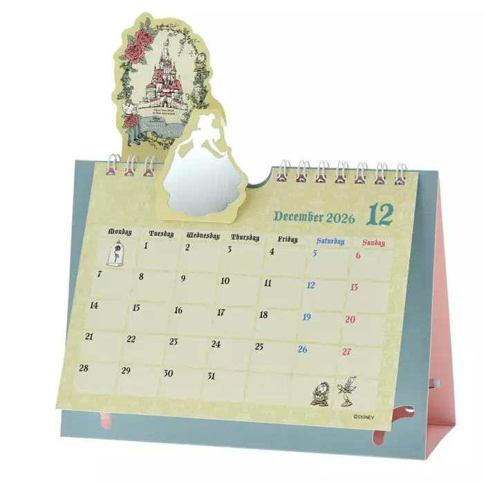 Disney Disney Character Pop-Up Desk Calendar Metallic 2026 Japan NEW