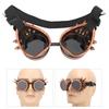 ABS Industrial Vintage Spiked Steampunk Unique Goggles Cycling Glasses Double Layer Windproof Sunglasses