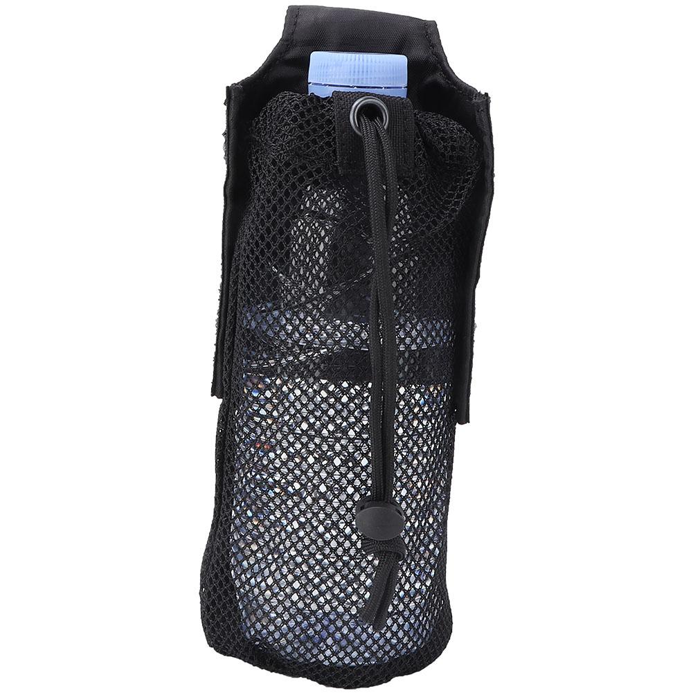 Tactic Outdoor Military Molle Water Bottle Bag Kettle Pouch Holder Bag(Black)