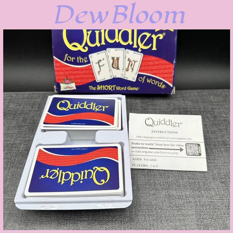 Jogo de Cartas Quiddler Envolvente Para Família e Amigos Apresentando Design Cinco Coroas Ideal Para Estratégia e Reuniões Divertidas