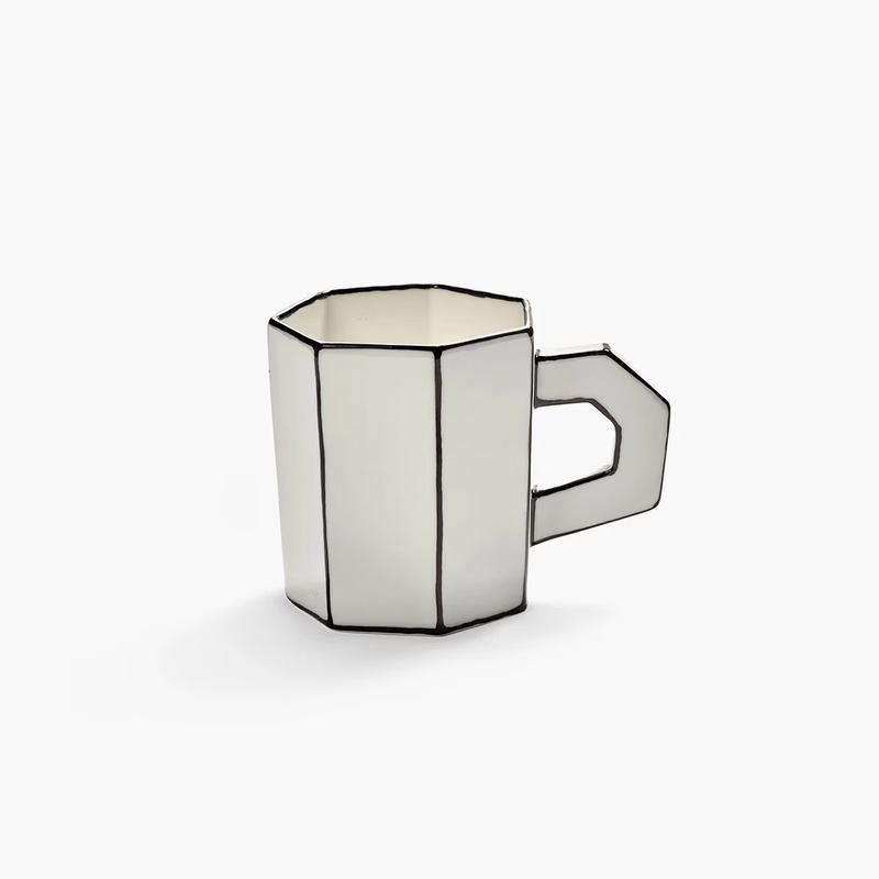 SERAX Black Carte Blanche Coffee Cup