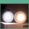 Battery-powered Round 6 Led Night Light Motion Sensor Magnetic For Cabinet Bedroom Closet