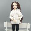Pure White Coat Sweatshirt For Barbie Doll Clothes For Barbie Doll Outfits 1/6 Dolls Accessories For Children Collection