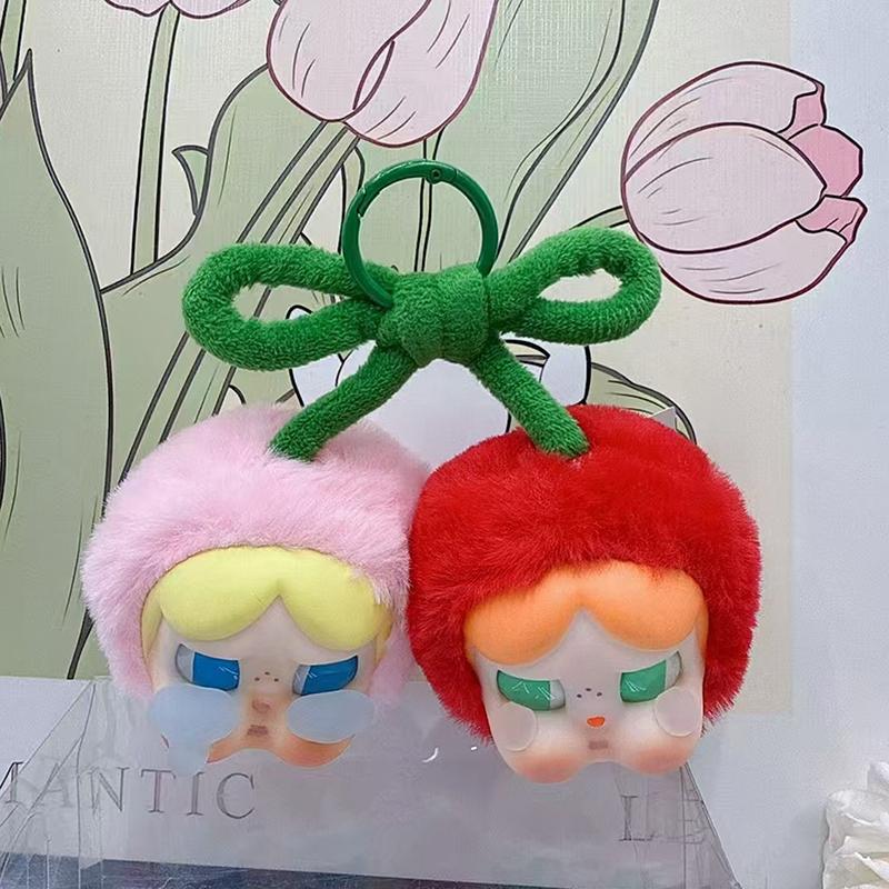 1 Piece High Quality Bag Keychain Crybaby Love You Cherry Much Series  Cute Plush Doll Pendant Fans Gift