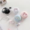 Bass Noise Reduction with Microphone Earphone Case Cartoon Cat Paw Headset Handfree Ear Phones On-ear Headphones Wired Earbuds