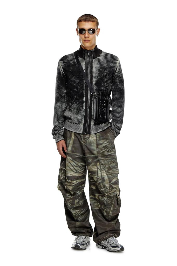 Diesel Herren DSL 3D SHOPPER MINI X Mini-Umhängetasche, X09930P5184, UNI Schwarz, T8013