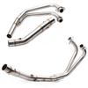 Stainless Steel Exhaust Front Pipe for YZF-R3/R25 Motorcycle Modification (Non-destructive Installation)
