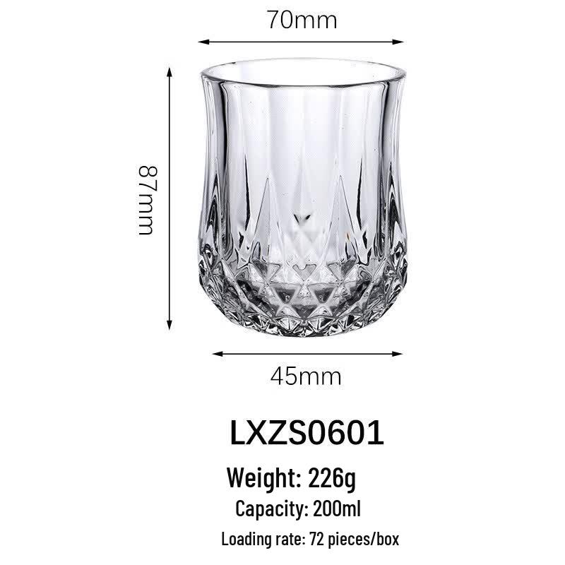 Transparent Whiskey Liquor Glasses