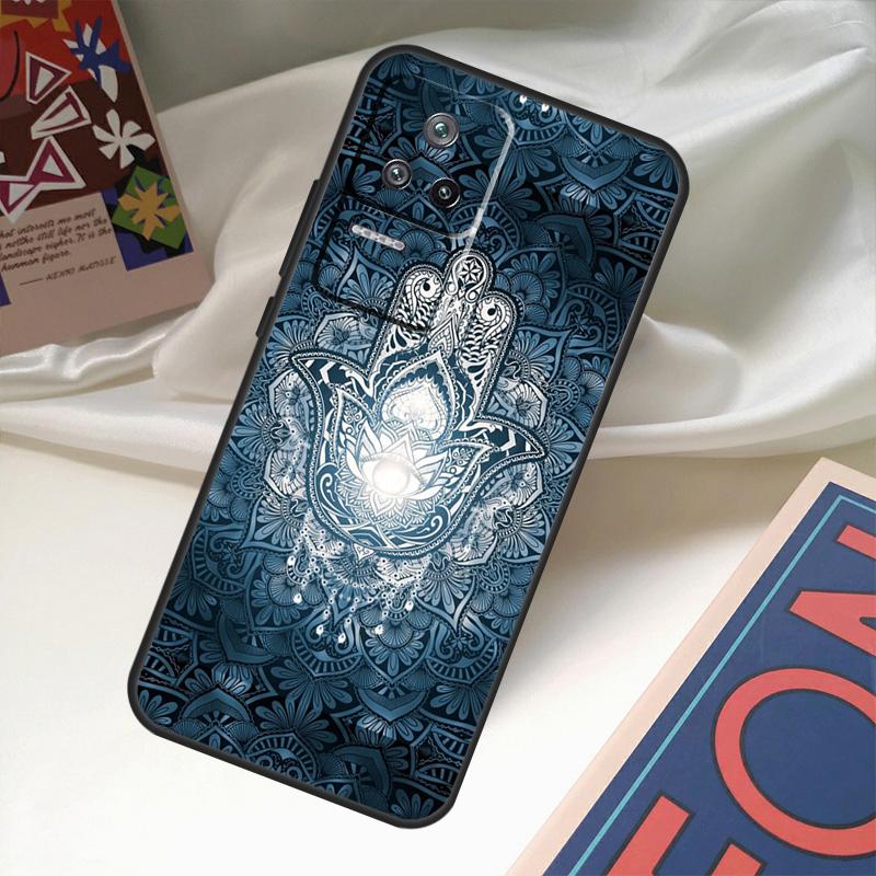 Hamsa Hand of Fatima Case For Xiaomi 17 14 15 Ultra 13T 14T 15T Pro POCO F8 Ultra F7 F5 F6 X3 X5 X6 X7 Pro Coque