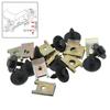 Fastener Screw Bolt For BMW Metal Screw Clips Silver