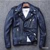 Autumn and winter new men's leather jacket washed locomotive men's leather jacket new fashion clothing