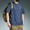 Men Cotton Blend T-Shirt Casual Solid Color Crew Neck Summer Tee Breathable Loose Fit Stylish Tee Shirt for Daily Wear Beach Street