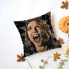 Film T-Twin P-Peaks F-Fire W-Walk W-With M-Me Cushion Cover Washable Linen Pillowcase Soft For Daily Sofa Bed Home Room Decor
