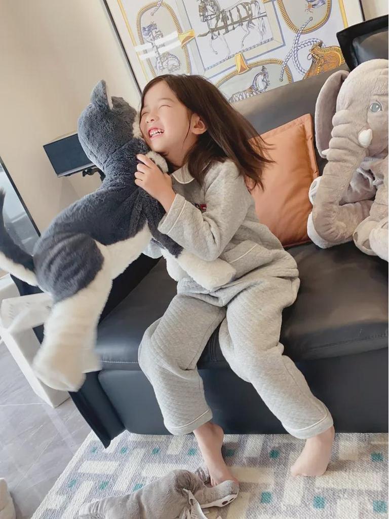 2025 Spring/Autumn Kids' Warm Cotton Home & Outfits - Unisex Thickened Suit