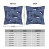Space Whale Shark Square Pillow Cases Starry Whale Sharks Cushion Covers Awesome Zipper Decor Pillowcase for Home 4545cm