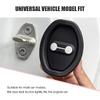 Car Door Strike Protector, Silicone Shock Absorber Pads, Car Door Lock Cover, Universal for Most Cars (Black)