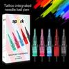 20 kusů Kuličkové pero Cvičné tetování Cartridge Jehly Kuličkové pero Cartridge Tetovací jehly pro nácvik kreslení