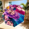 KPop Demon Hunters Print Automatic Open Close Umbrella, Portable Foldable Umbrella, for Outdoor Commute Camping Trip, Ideal Birthday Gift