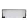 Floating Shelf Space Aluminum Acrylic Wall Mounted Decorative Storage Shelf for Kitchen Bathroom