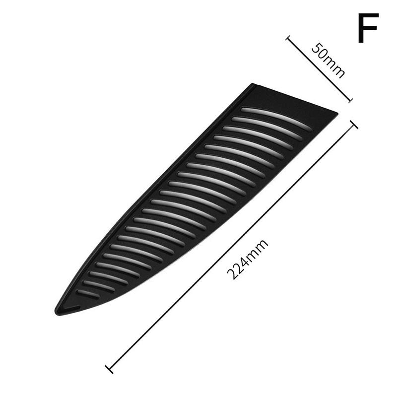 Bıçak Kılıfı Siyah Plastik Bıçak Kılıfları Oyuk Bıçak Bıçağı Koruyucu Kılıf Kenar Koruyucuları Kılıf Mutfak Aksesuarları