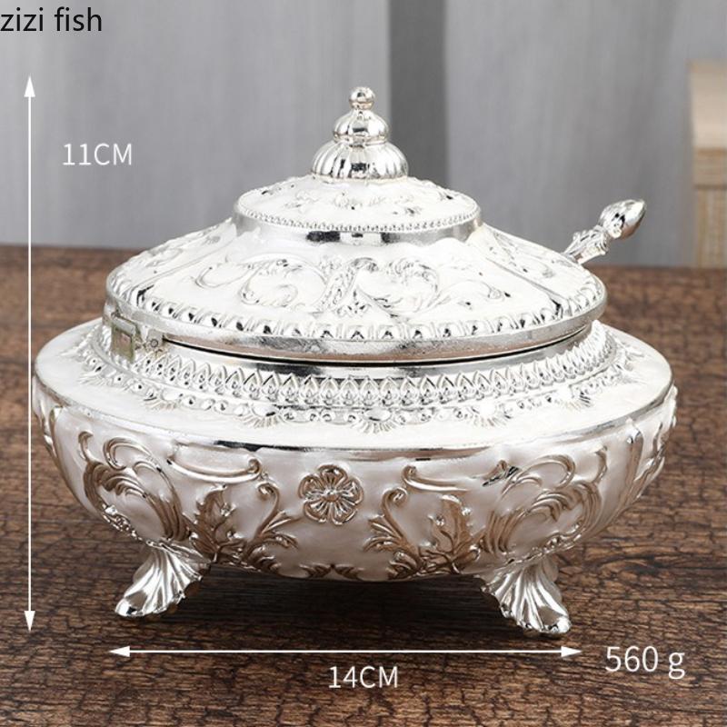 

Flip Up Alloy Glass Seasoning Jar Sugar Jars Spice Jar Condiment Bottle Salt Shaker Storage Jars Seasoning Box Spice Container срібний