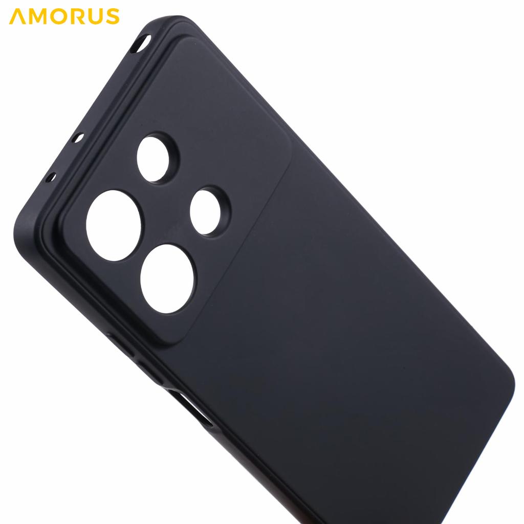 For Xiaomi Redmi Note 13R Pro 5G Case Precise Cutouts TPU Fiber Lining Shockproof Phone Cover