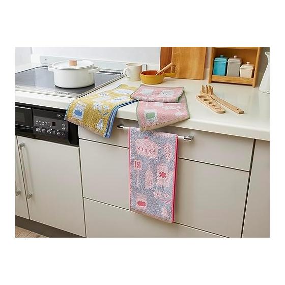 Kosugizen Slim Face Towel, Slim Face Towel, Kitchen, 1 each in 3 colors, 20 x 80 cm, perfect for towel hangers, convenient size, set of 3 ZGTF-1802-3