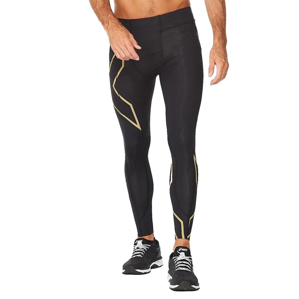 2XU Two Times You MCS Run Compression Tights All Season Tights Black Sports Inner Long Tights Running Jogging Gym Fitness Compression Support MA5305B