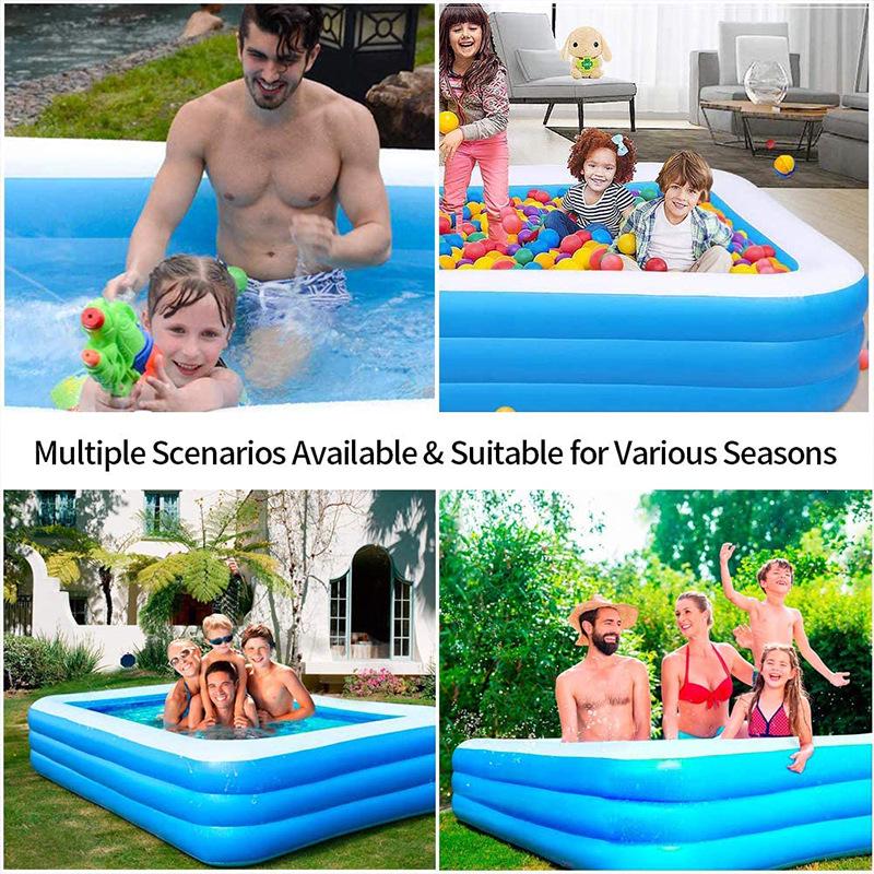 Inflatable PVC Family Swimming Pool - Thickened Outdoor Children's Pool
