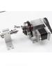 4th Axis Rotary Engraving Machine with 80mm Chuck and 63mm Center Tailstock for DIY 3D Carving A-Axis Indexing