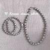 New Niche Design Simple Style Gray Irregular Baroque Pearl Necklace