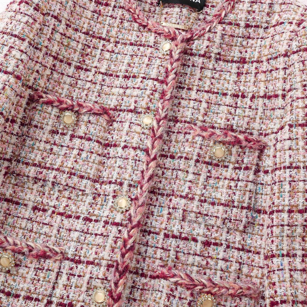 DOREENA 2025 Autumn/Winter Women's High-End Custom Short Jacket - Small Fragrance Style