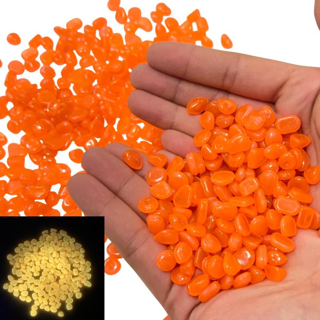 5-8mm Luminous Pebbles: Fluorescent Cobblestones for Garden, Aquarium, and Landscaping
