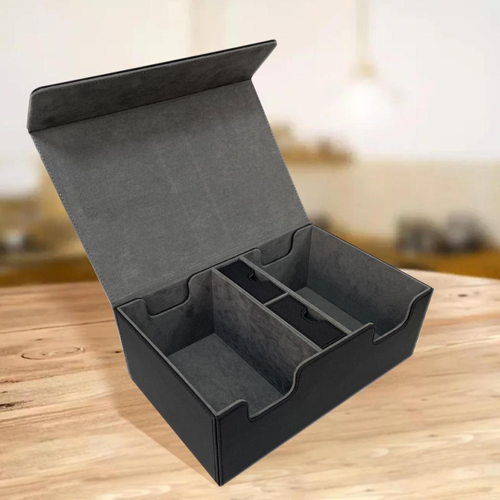 Card Storage Case Holder Dual Compartments Storage 400 Cards Professional