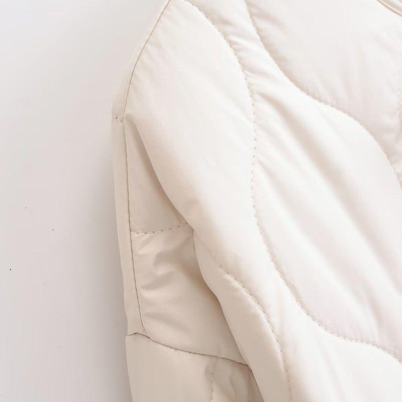 Kaslead New Arrival Women's Clothing Fashion Style Stylish Simple and Versatile Bows Style Cotton Coat Jacket 1255992