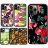Colorful Tropical Flowers Phone Case Cover for iPhone 16 15 SE2020 13 14 11 12 Mini Pro Max Max 6 7 8 Plus Coque Fundas Shell