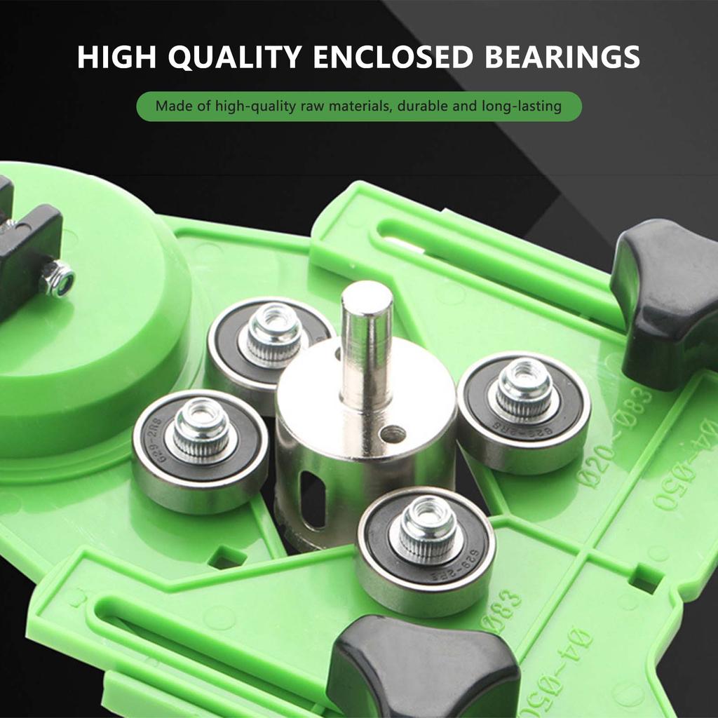 Przyssawka do wiertła koronowego Lokalizator otworu z pojedynczą/podwójną przyssawką próżniową Wiertarka do szkła