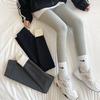 Quality Thin Plush Leggings for Women's Outer Wear Autumn and Winter Plush Thickened Polished Plush Versatile Elastic Warm Long Johns