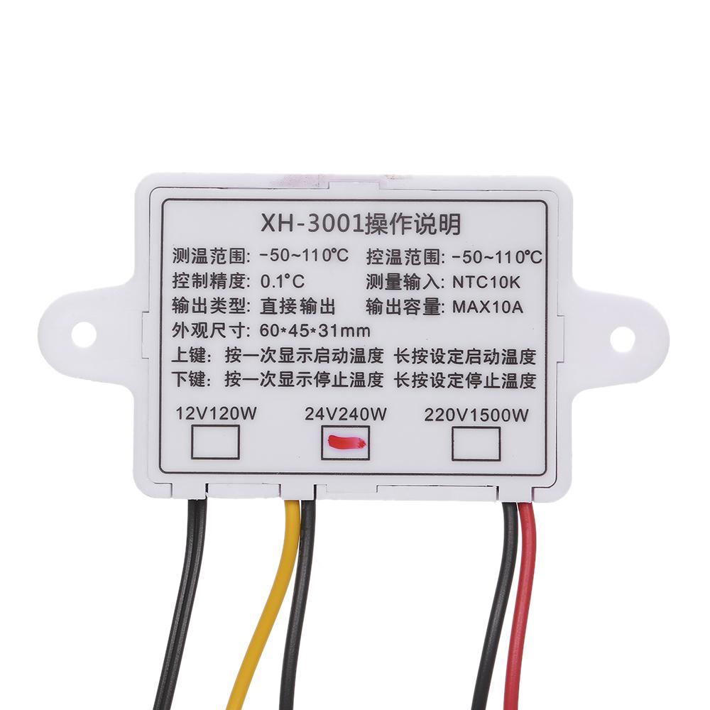 Contrôleur de température intelligent par micro-ordinateur numérique XH-W3001