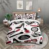 3pcs Fashion Makeup Bedding Sets 3D Printed Cosmetic Pattern Duvet Cover Sets With Pillowcases No Filling