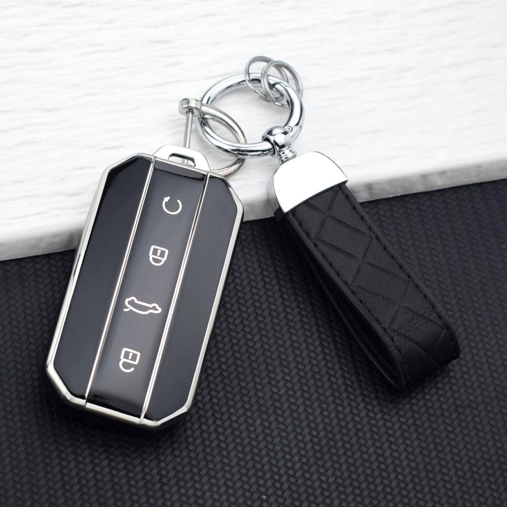 Auto Protection Key Shell Bag For Chery Jaecoo J5 J7 Tpu Car Key Case Cover Keychain Housing Holder Car Accessories