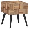 VidaXL Side Table 40x40x45 Cm Solid Reclaimed Teak 358522