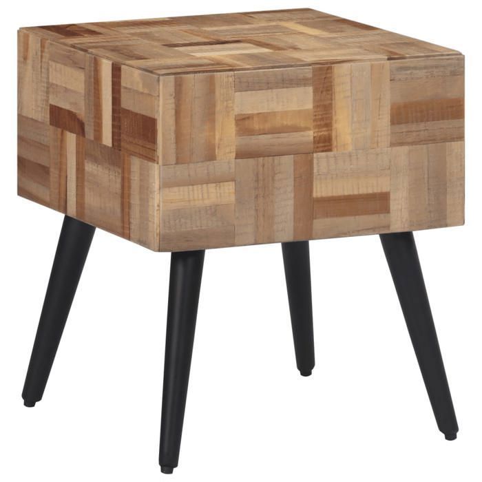 VidaXL Side Table 40x40x45 Cm Solid Reclaimed Teak 358522