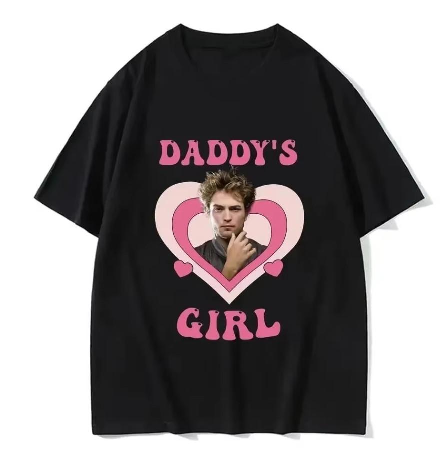 Daddy039;s Girl Robert Pattinson T-shirt size S-5XL Unisex T-Shirt XXL