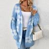 Spring Women Cardigan Sweaters Solid Color Fashion Casual Vintage Elegant Loose V-Neck Long Sleeve All Match Autumn Winter Coats