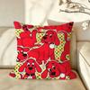 Cartoon Clifford the Big Red Dogg Cushion Cover Pillow Case Antidustmite Pillowcase Silky Short Plush Sofa Cushion Cover hot