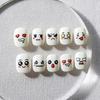 Decorazione Nail Art Adesivo per Unghie 5D Inciso Manicure alla Moda Espressione Design Goffrato Per Donne e Ragazze