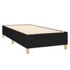 Maison Exclusive - Sommier à lattes de lit et matelas Noir 80x200 cm Tissu